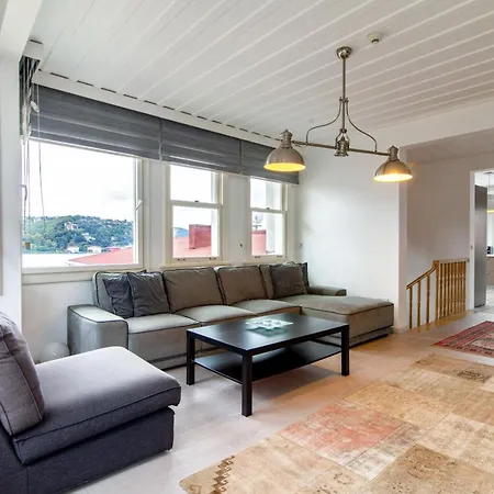 Mesmerizing Flat With Bosphorus View In Sariyer Apartment *